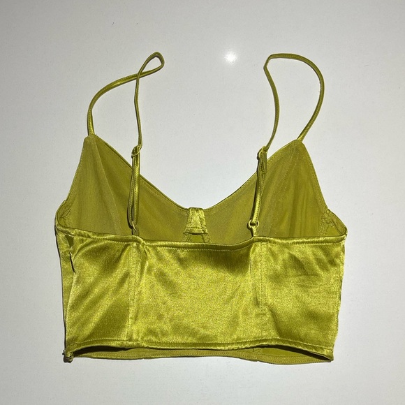 Zara Silky Bustier Crop top - Picture 3 of 3